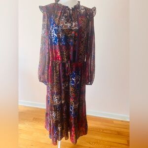 Julia Jordan Long Sleeve Maxi Dress Size 12